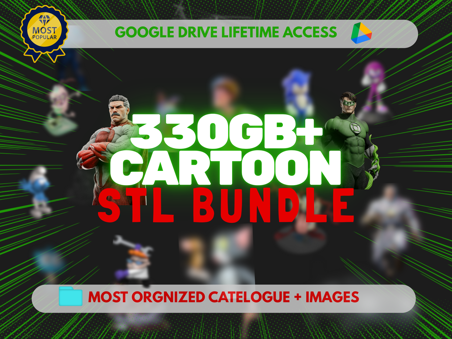 65TB+ Ultimate STL File Collection | 3D Models Bundle for Printing | Instant Digital Download