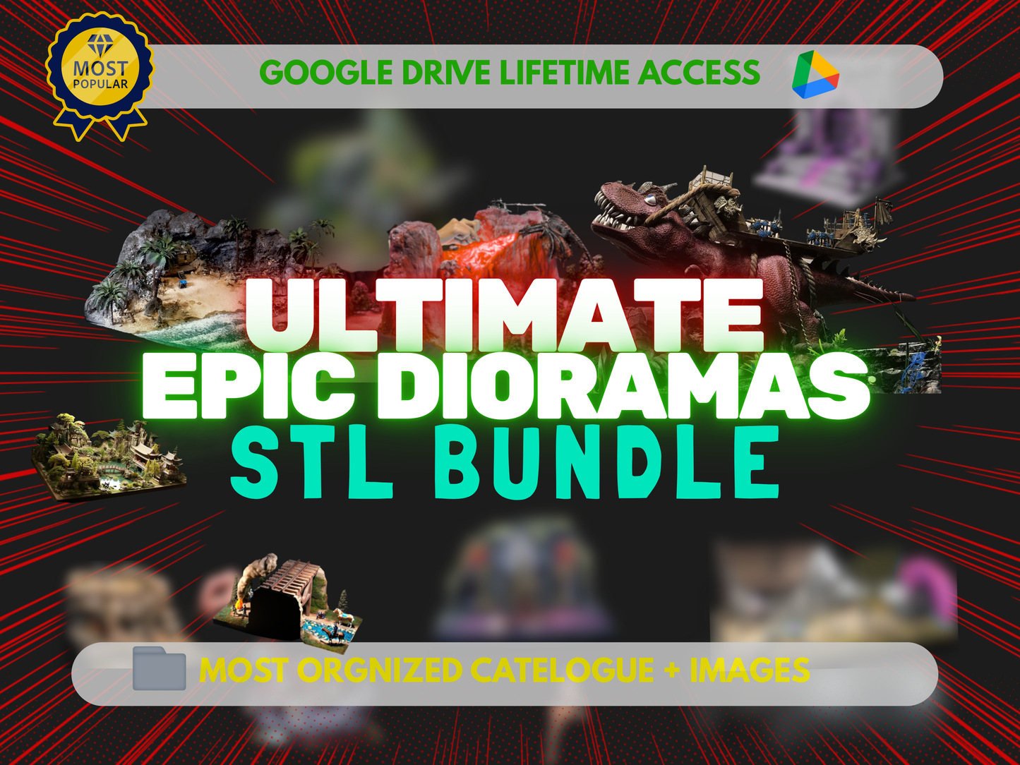 65TB+ Ultimate STL File Collection | 3D Models Bundle for Printing | Instant Digital Download