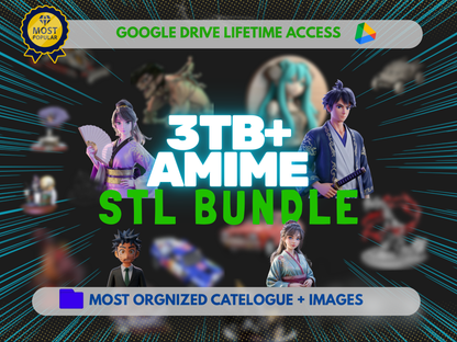 65TB+ Ultimate STL File Collection | 3D Models Bundle for Printing | Instant Digital Download