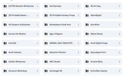 Fantasy Miniatures STL Bundle | 6TB+ RPG, Wargaming Models
