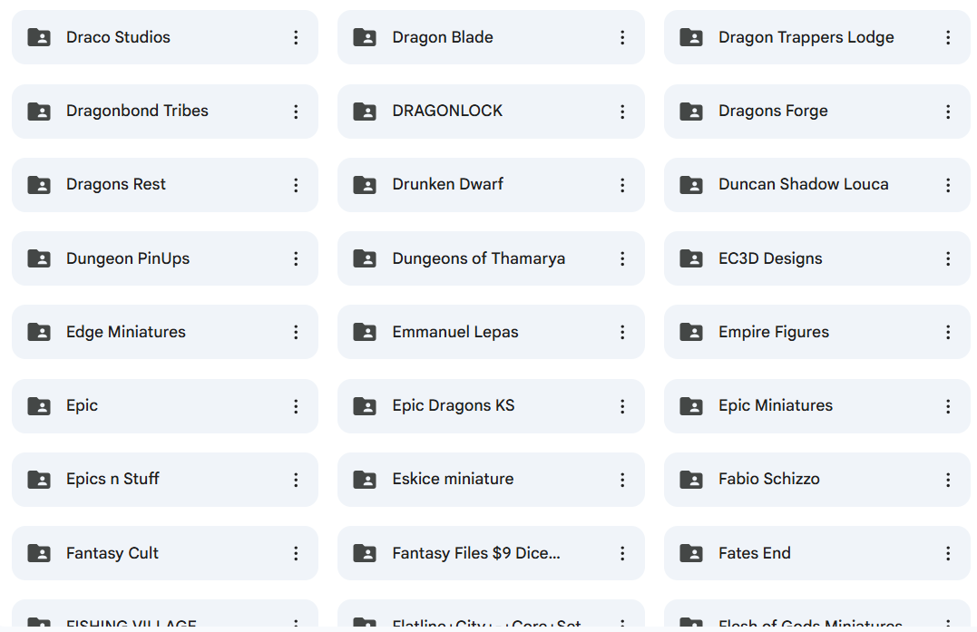 Fantasy Miniatures STL Bundle | 6TB+ RPG, Wargaming Models