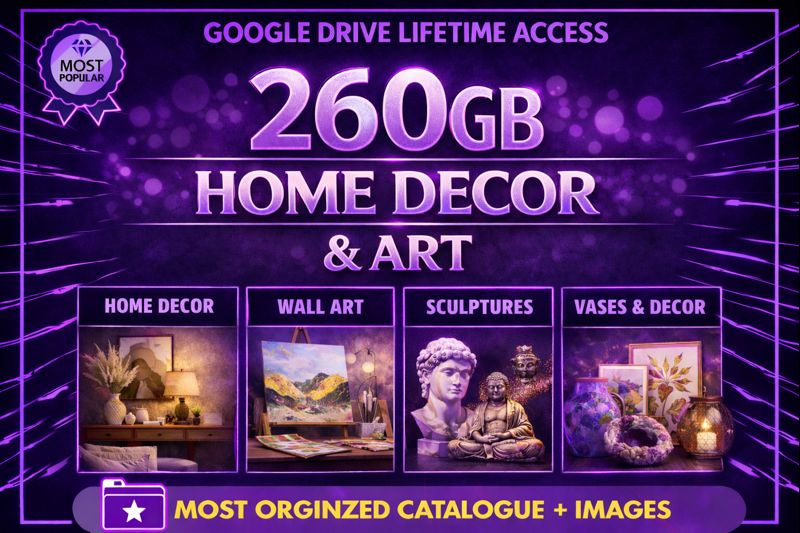 65TB+ Ultimate STL File Collection | 3D Models Bundle for Printing | Instant Digital Download