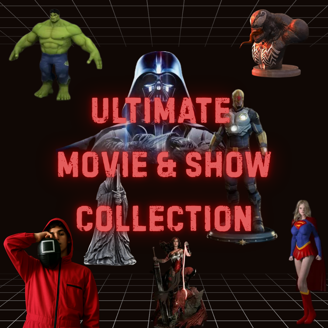 biggest STL 3D print files bundle | thousands of models | stl | stl pack | 3d printing files | google drive access