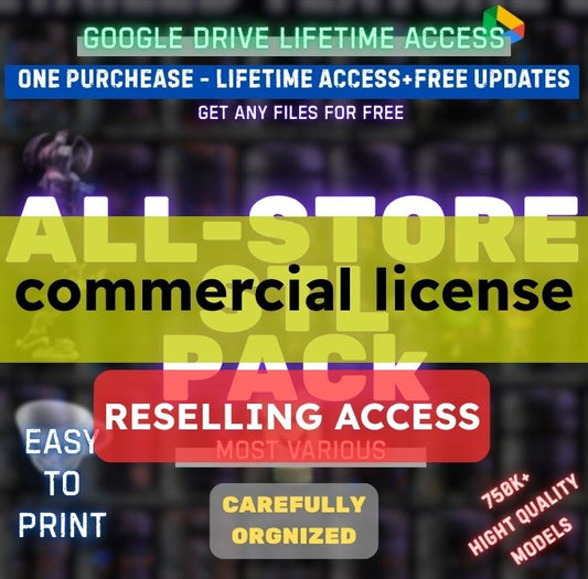 Commercial License STL Bundle – Full Store Access