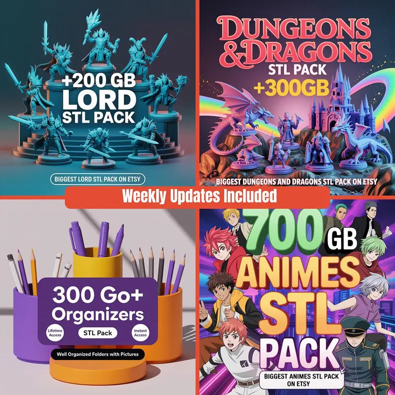 All-in-one Mega stl pack