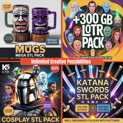 All-in-one Mega stl pack