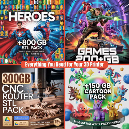 All-in-one Mega stl pack