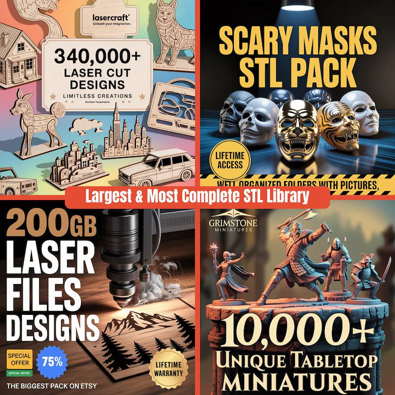 All-in-one Mega stl pack
