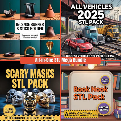 All-in-one Mega stl pack